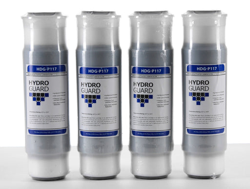 4-pack coconut GAC carbon water filters, compatible with Aqua-Pure/Cuno AP117, HDG-P117