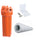 Whole house hot water sediment post-filter system, 10 inches, 3/4-inch NPT, with bracket and string-wound filter