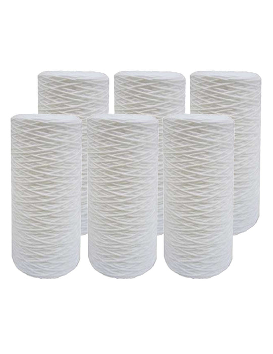 Hydronix SWC-45-1020 compatible 20 micron string wound sediment filter cartridge, 10 x 4.5 inches